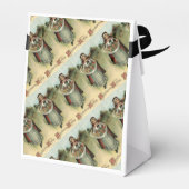 Pelgrim Vrouw Thanksgiving Partij Favoriet Box Bedankdoosjes (Achterkant)