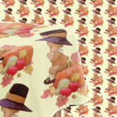  pelgrimjongen die op pompoen bidt tafelkleed