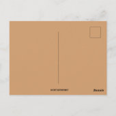  pelgrims delen een hymne Thanksgiving Briefkaart (Achterkant)