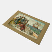  pelgrims landen in Plymouth Deurmat (Schuin)