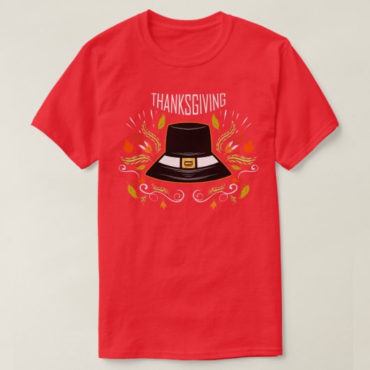 Pelgrims Pet Thanksgiving T-shirt (Design voorkant)
