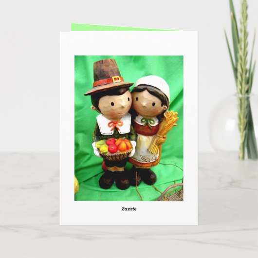 pelgrimsduo feestdagen kaart (Achterkant)