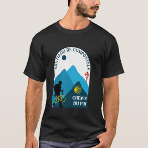 Pelgrimsroute Chemin du Puy Camino de Santiago 2 T-shirt
