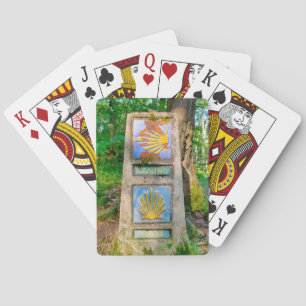 Pelgrimsroute naar Santiago Pokerkaarten