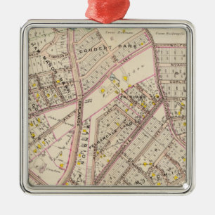 Pelham City, New York Metalen Ornament