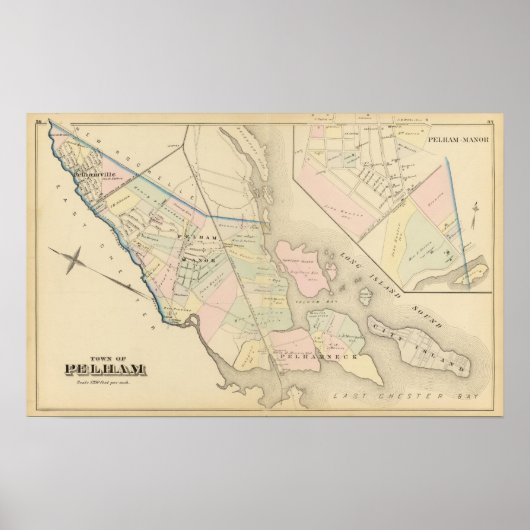 Pelham, Pelham Manor, New York Poster (Voorkant)