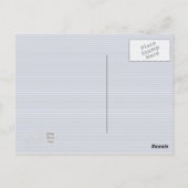 "pelicaan op de baai" briefkaart (Achterkant)