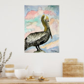 pelicaan_vogel_2 poster (Keuken)