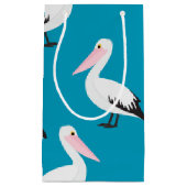 Pelicaans patroon klein cadeauzakje (Voorkant)