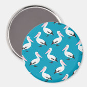 Pelicaans patroon magneet (Voorkant / Achterkant)