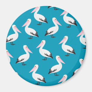 Pelicaans patroon magneet