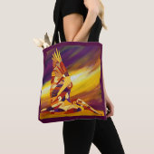 Pelicaanse Canvas tas (Dichtbij)
