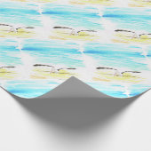 Pelicaanse rekvleugels cadeaupapier (Hoek)