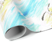 Pelicaanse rekvleugels cadeaupapier (Rol Hoek)