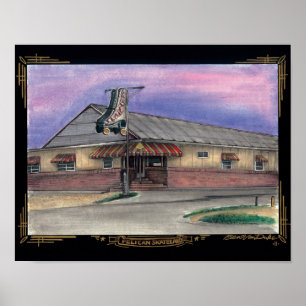 pelicaanse skateland poster