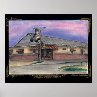 pelicaanse skateland poster