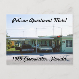 Pelican Apartement Motel Florida Briefkaart