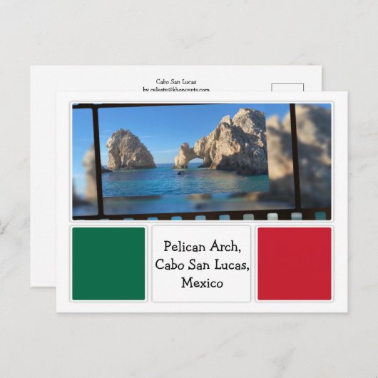 Pelican Arch, Cabo San Lucas Briefkaart (Voorkant / Achterkant)