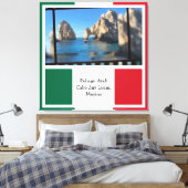 Pelican Arch, Cabo San Lucas Canvas Afdruk (Insitu (Slaapkamer))