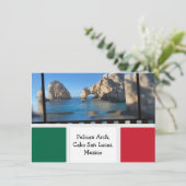 Pelican Arch, Cabo San Lucas Kaart (Staand voorkant)