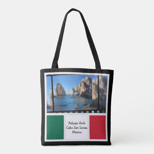 Pelican Arch, Cabo San Lucas Tote Bag (Achterkant)