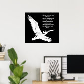 Pelican Art Isaiah 41:10 Afdrukken Poster (Thuiskantoor)