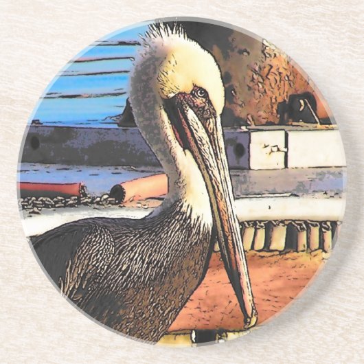 Pelican Art Onderzetter (Voorkant)