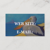 "PELICAN at the Beach" - Visitekaartje (Achterkant)