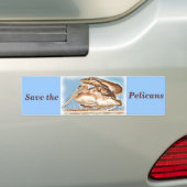 Pelican Awaits_ Bumpersticker (Op auto)