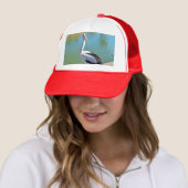 Pelican Back Chat, Trucker Hat Pet (In situ)