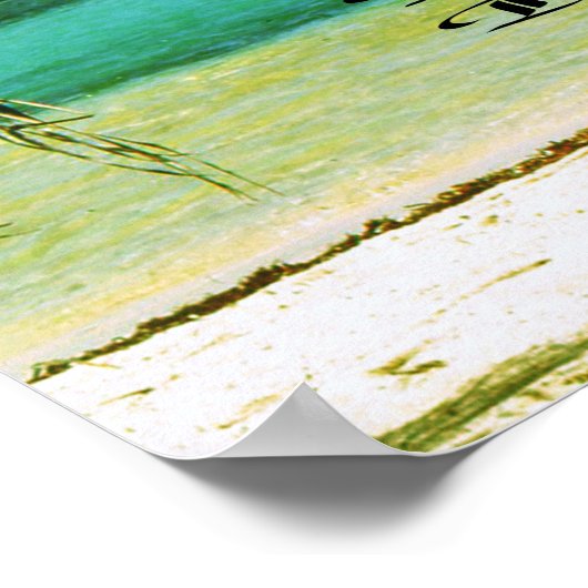 Pelican Beach Belize Poster (Hoek)