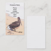 Pelican/Beach bus. Kaart Visitekaartje (Voorkant / Achterkant)