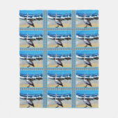 Pelican Beach Life is perfect, Fleece Deken (Voorkant)