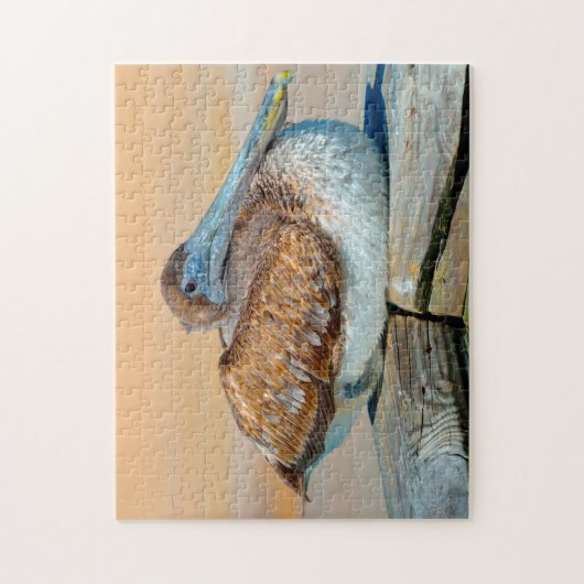 Pelican Bird Florida. Legpuzzel (Verticaal)