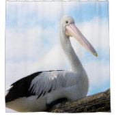 Pelican Bird on Shower Curtain Douchegordijn (Voorkant)