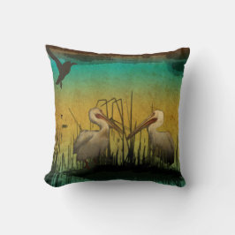 Pelican Bird Pillow Kussen