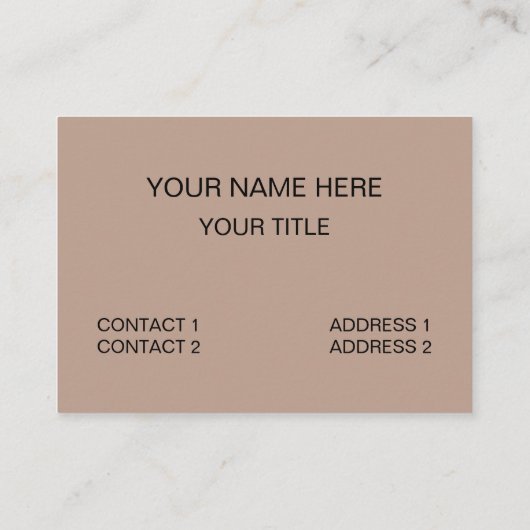 Pelican Bird Wildlife Visitekaartje (Achterkant)