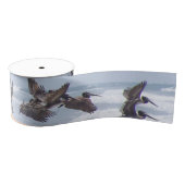 Pelican Birds Beach Wildlife Grosgrain Ribbon Grosgrain Lint (Spoel)