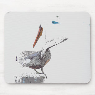 Pelican Birds Wilde Levensdieren Muismat