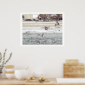 Pelican Birds Wilde Levensdieren Poster (Keuken)