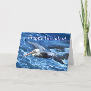 Pelican Birthday Card Kaart