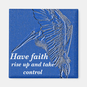 Pelican, Blue art_ Magneet