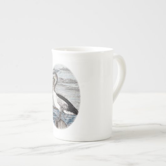 Pelican Bone China Mok (Voorkant rechts)