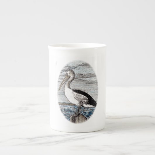 Pelican Bone China Mok (Voorkant)
