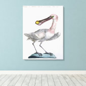 Pelican, c.1767-76 (met de hand gekleurd) canvas afdruk (Insitu (Houten vloer))