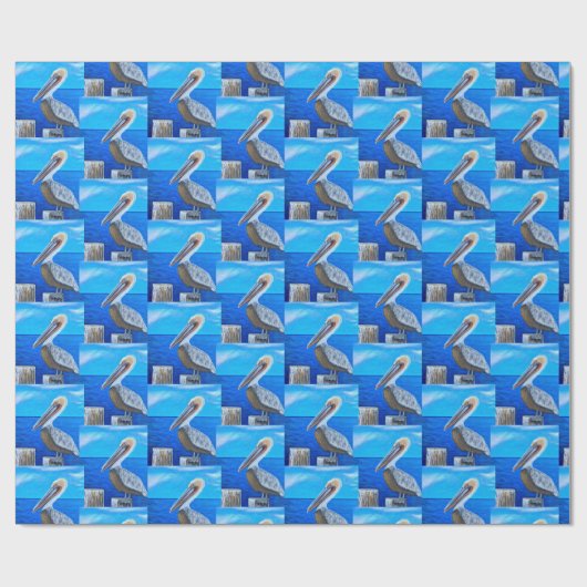 Pelican Cadeaupapier (Vlak)