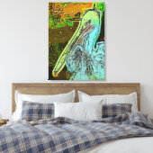 PELICAN CANVAS AFDRUK (Insitu (Slaapkamer))