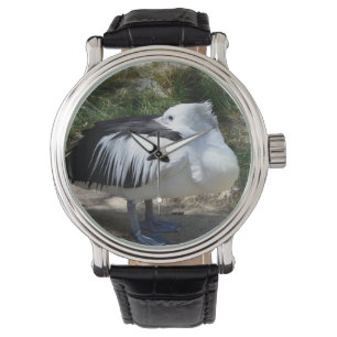 Pelican Cat Napping stand up, Horloge