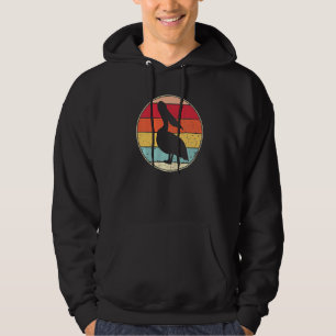 Pelican Cool Pelican Cute Bird Animal 60 s Hoodie