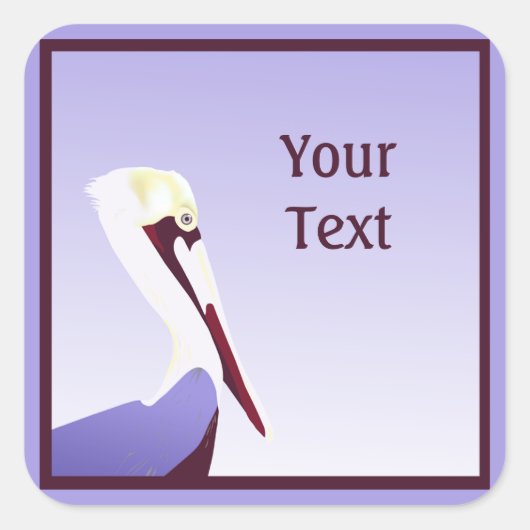 Pelican Custom Sticker (Voorkant)